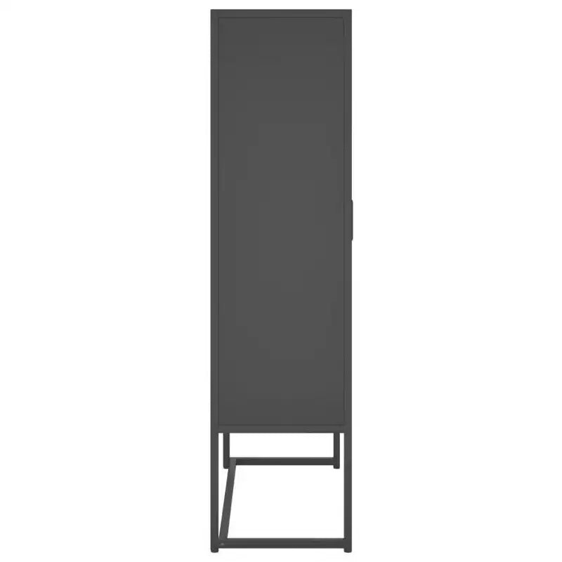 Meuble de rangement, buffet pour entrée, chambre ou bureau, en acier