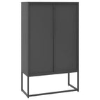 Meuble de rangement, buffet pour entrée, chambre ou bureau, en acier