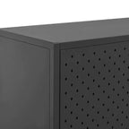 Meuble de rangement, buffet pour entrée, chambre ou bureau, en acier