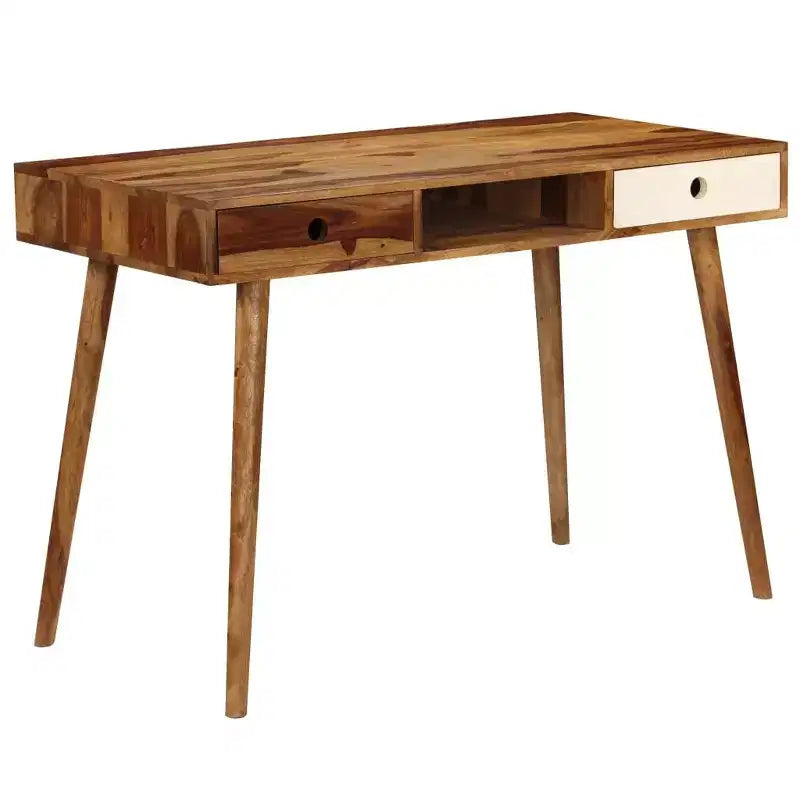Bureau 43,3x21,7x29,9 Bois d'acacia massif