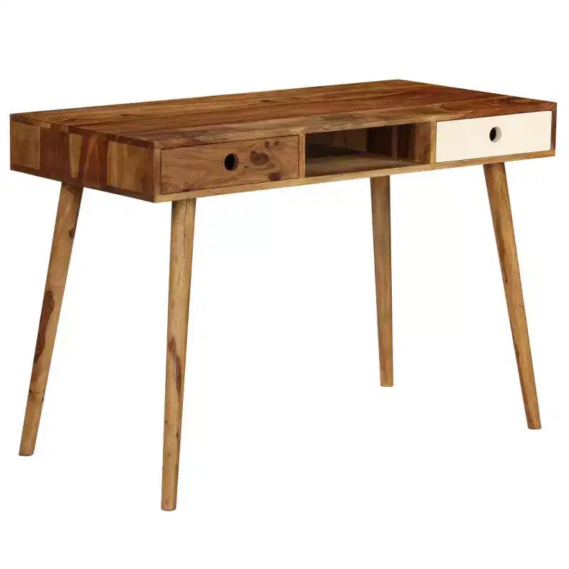 Bureau 43,3x21,7x29,9 Bois d'acacia massif