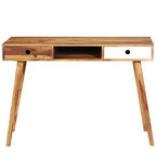 Bureau 43,3x21,7x29,9 Bois d'acacia massif