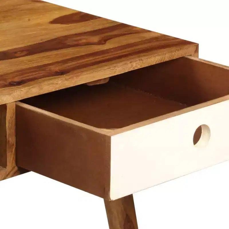 Bureau 43,3x21,7x29,9 Bois d'acacia massif