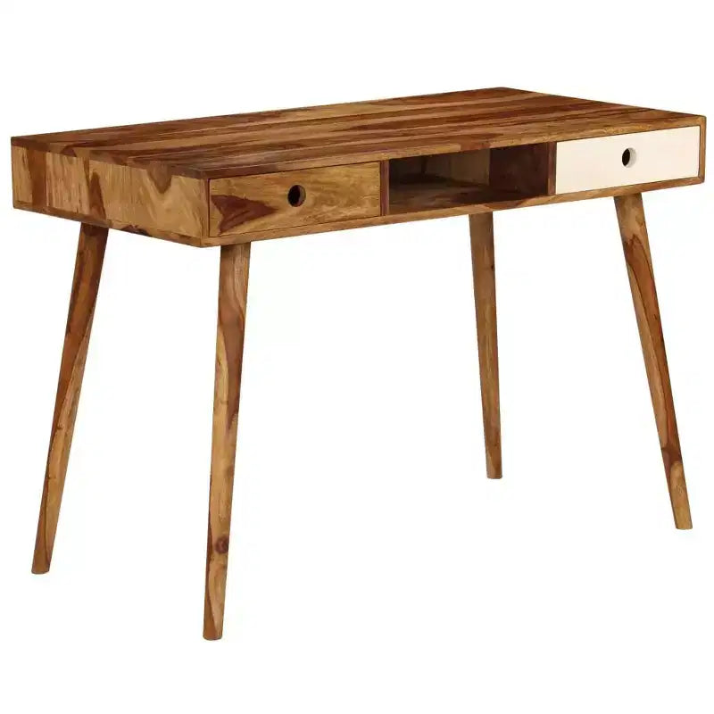 Bureau 43,3x21,7x29,9 Bois d'acacia massif