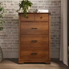 Chambre de bébé Redmond, ensemble 3 pièces avec lit, commode et chiffonnier, inclut un lit convertible 4-en-1, une commode et un chiffonnier