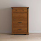 Chambre de bébé Redmond, ensemble 3 pièces avec lit, commode et chiffonnier, inclut un lit convertible 4-en-1, une commode et un chiffonnier