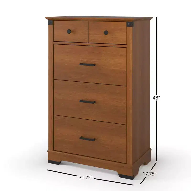 Chambre de bébé Redmond, ensemble 3 pièces avec lit, commode et chiffonnier, inclut un lit convertible 4-en-1, une commode et un chiffonnier