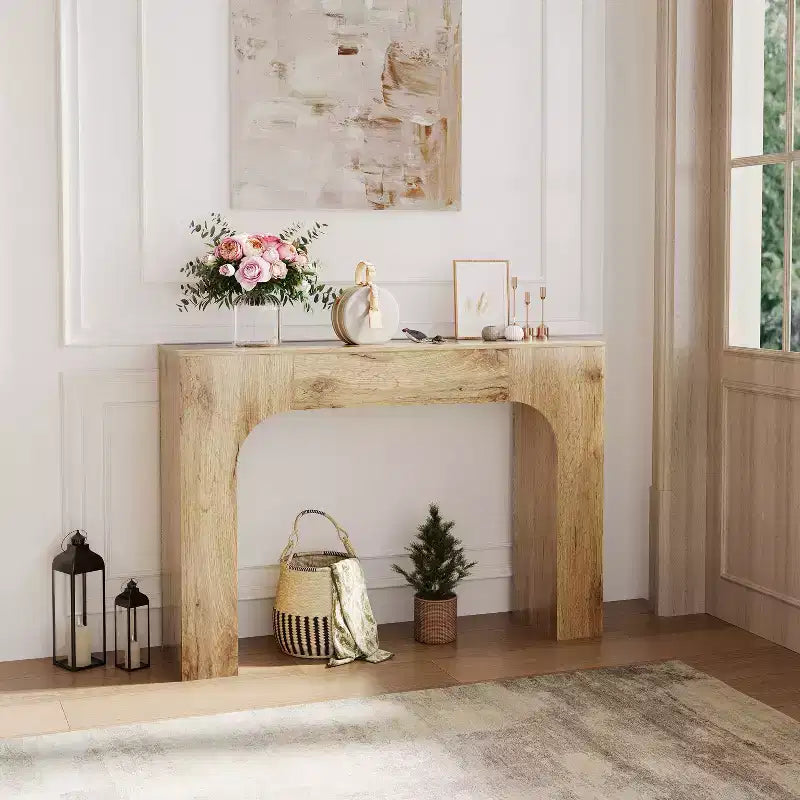 Table console de ferme de 47 pouces