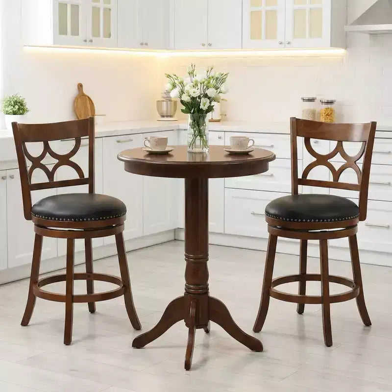Tabourets de bar hauteur comptoir 66 cm, lot de 4