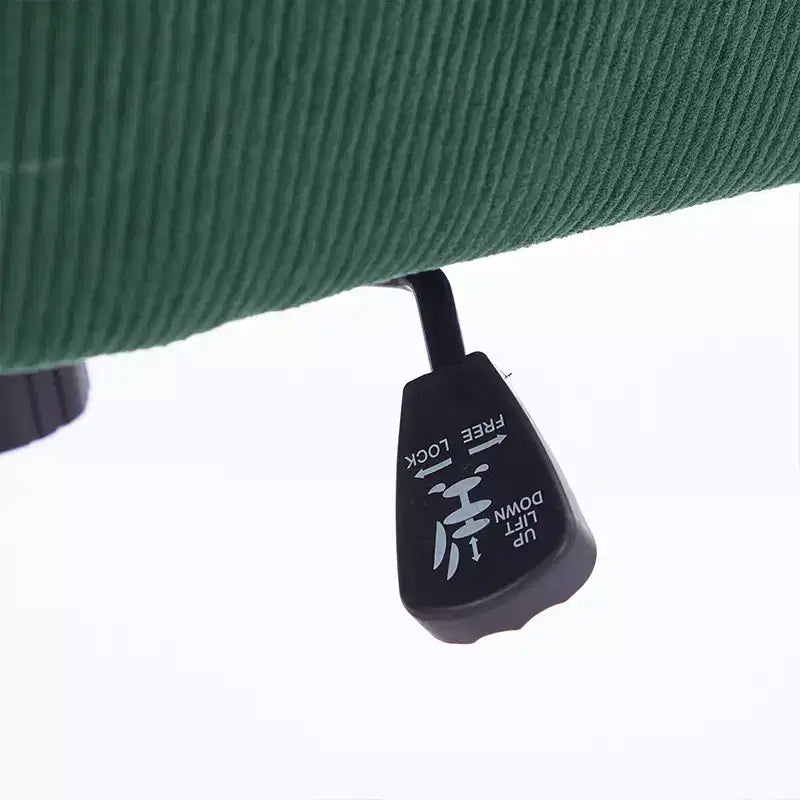 Chaise de bureau mi-dossier, relevable, tissu rayé, ergonomique. Idéale pour le travail, les études et la détente.