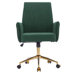 Chaise de bureau mi-dossier, relevable, tissu rayé, ergonomique. Idéale pour le travail, les études et la détente.