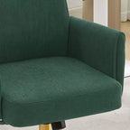 Chaise de bureau mi-dossier, relevable, tissu rayé, ergonomique. Idéale pour le travail, les études et la détente.