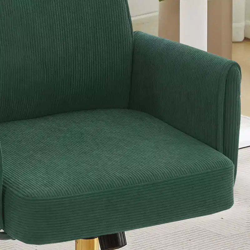 Chaise de bureau mi-dossier, relevable, tissu rayé, ergonomique. Idéale pour le travail, les études et la détente.