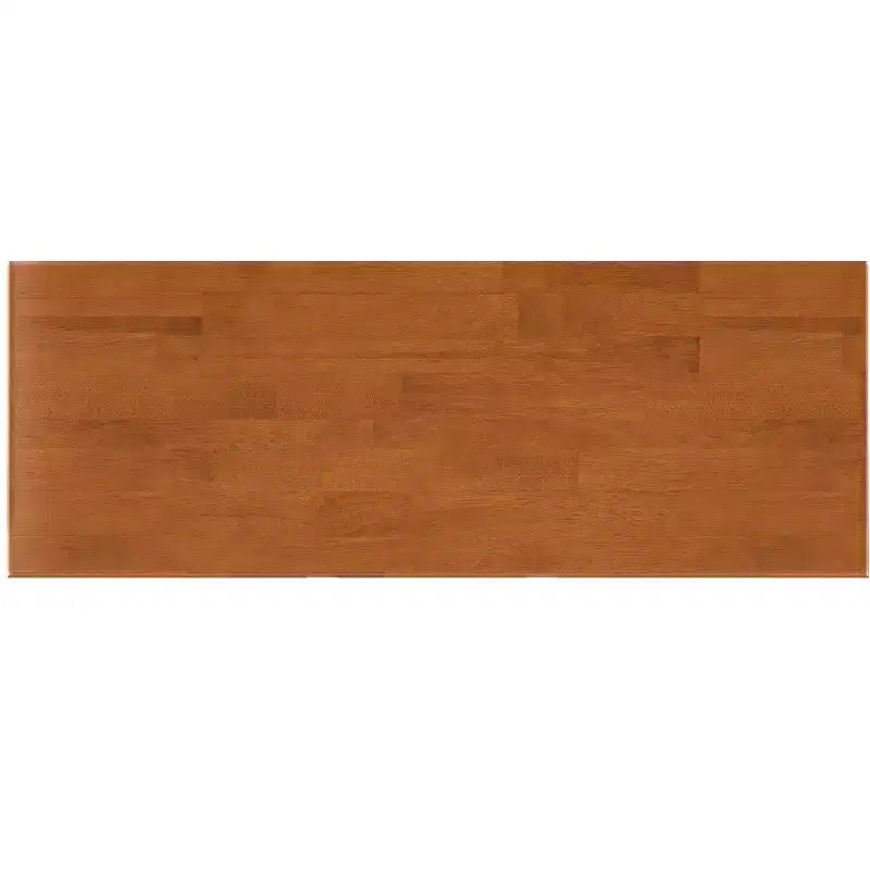 Bibliothèque de rangement Tierney Mid-Century en bois massif de 42 po de largeur, couleur Teck brun