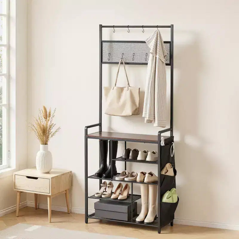 Meuble d'entrée, porte-manteau de 180 cm