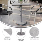 Table de table Acadia pour l'intérieur et l'extérieur
