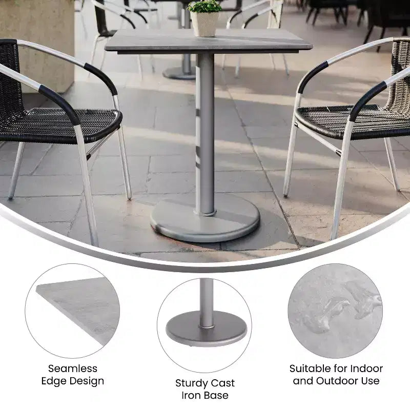Table de table Acadia pour l'intérieur et l'extérieur