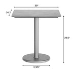 Table de table Acadia pour l'intérieur et l'extérieur