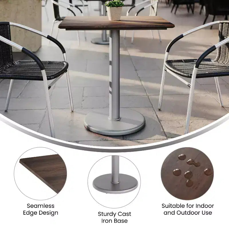 Table de table Acadia pour l'intérieur et l'extérieur