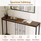 Console industrielle 55" étroite avec base en H