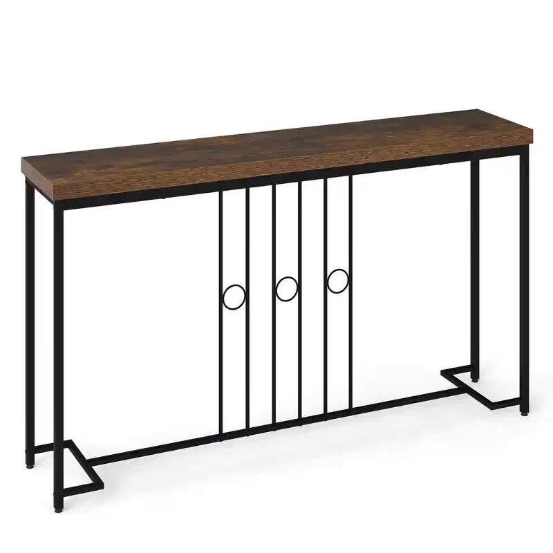 Console industrielle 55" étroite avec base en H