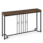 Console industrielle 55" étroite avec base en H