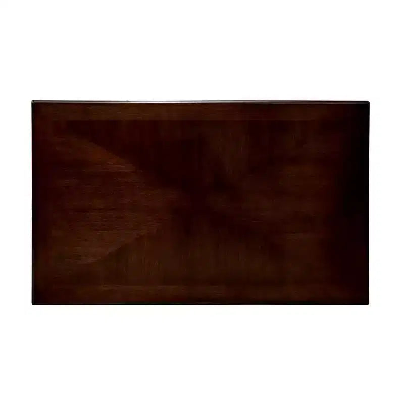Table à manger Danburn de 152 cm avec accents floraux Noyer foncé - HOMES: Inside + Out : 6 places, rectangulaire, détails sculptés