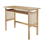 Folding Computer Desk Natural - Winsome
