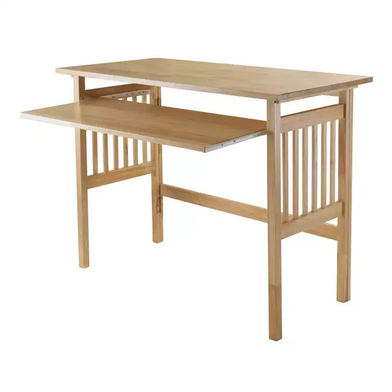 Bureau pliant en bois clair