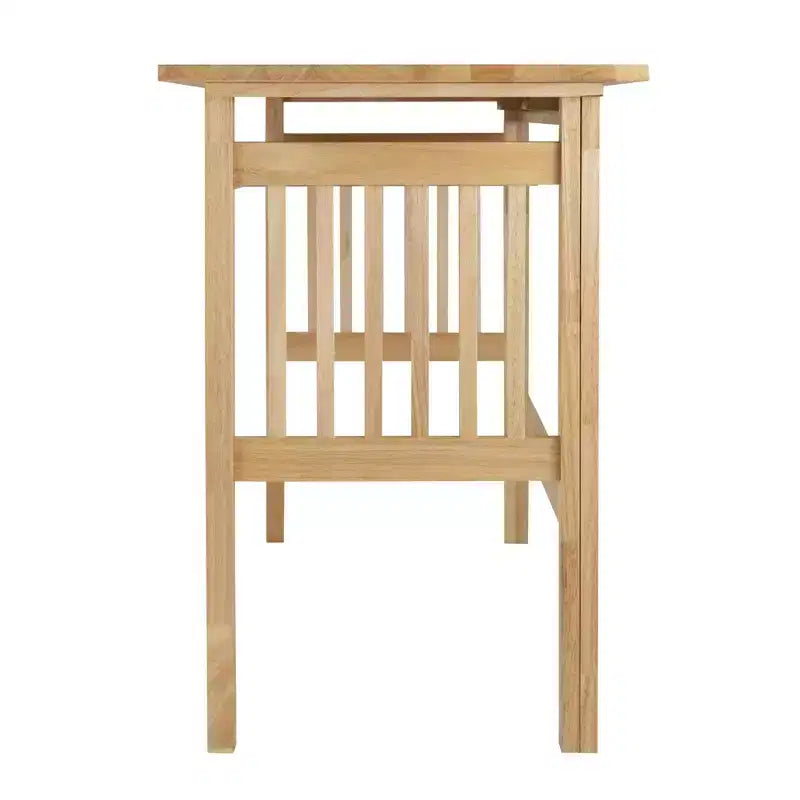 Bureau pliant en bois clair