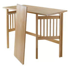 Bureau pliant en bois clair