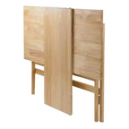 Bureau pliant en bois clair