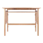 Bureau pliant en bois clair