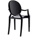 Chaise de salle à manger Casper avec accoudoirs