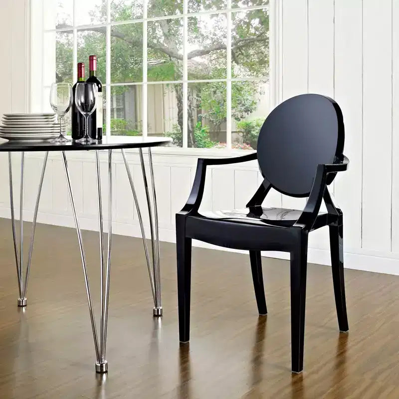 Chaise de salle à manger Casper avec accoudoirs