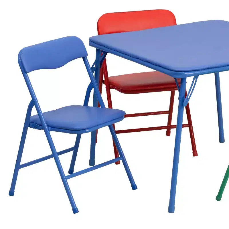 Ensemble table et chaises pliantes 5 pièces pour enfants