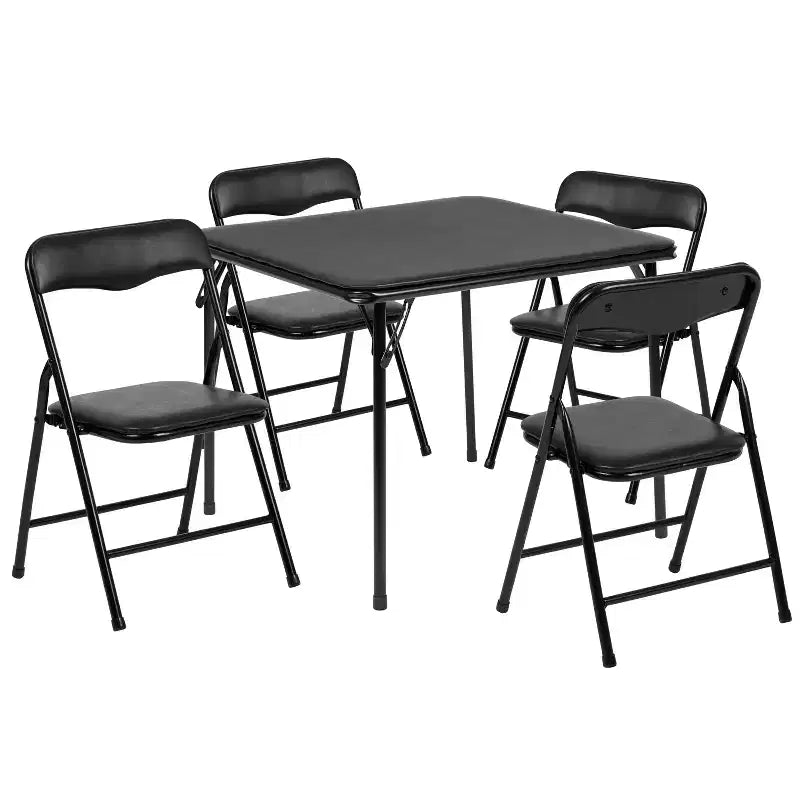 Ensemble table et chaises pliantes 5 pièces pour enfants