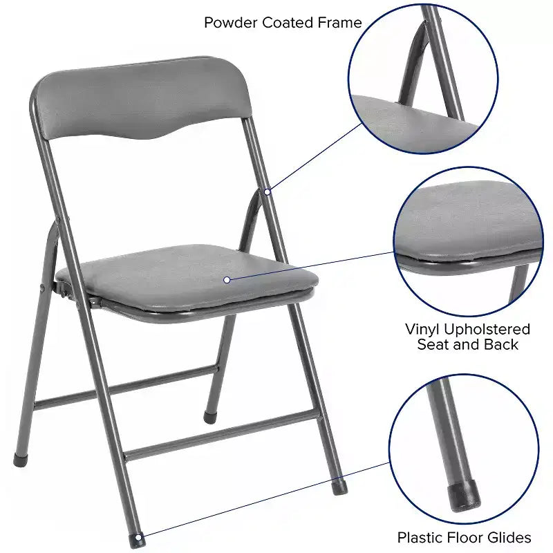 Ensemble table et chaises pliantes 5 pièces pour enfants