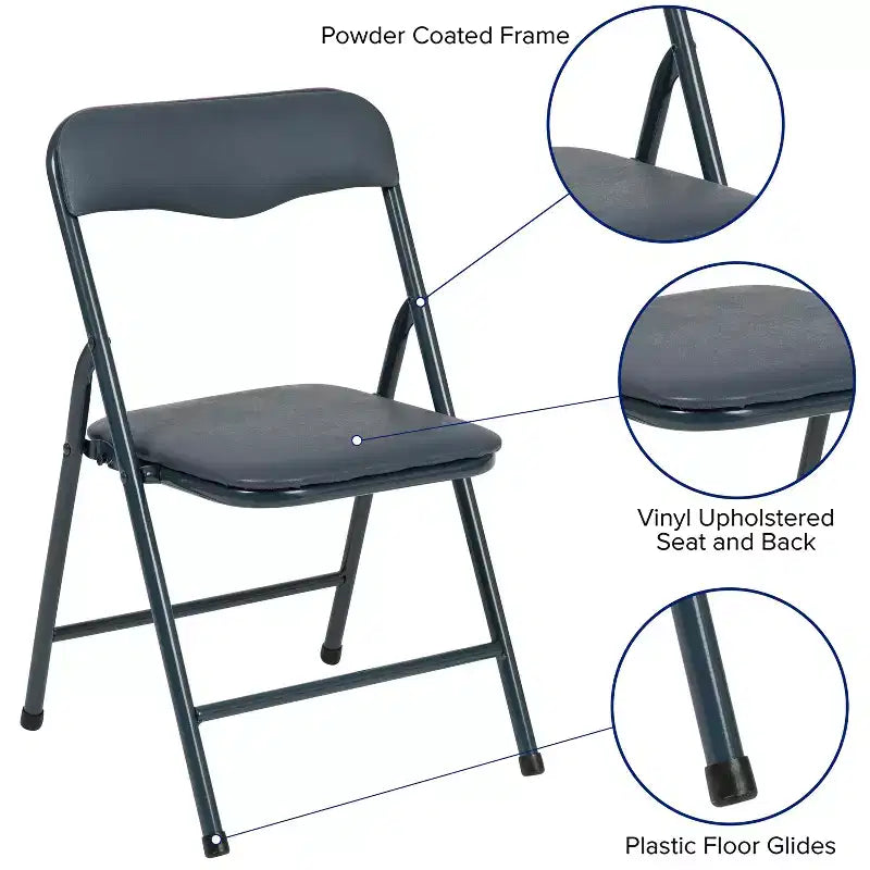 Ensemble table et chaises pliantes 5 pièces pour enfants