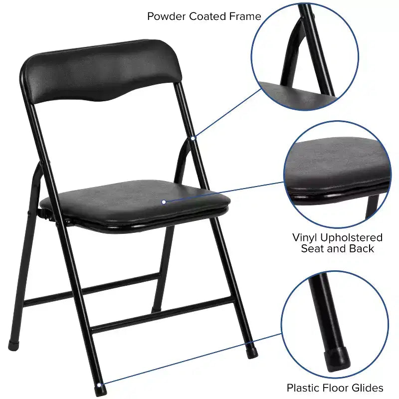 Ensemble table et chaises pliantes 5 pièces pour enfants