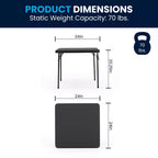 Ensemble table et chaises pliantes 5 pièces pour enfants
