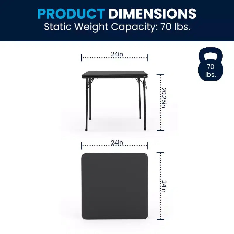 Ensemble table et chaises pliantes 5 pièces pour enfants