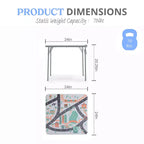 Ensemble table et chaises pliantes 5 pièces pour enfants