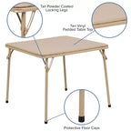 Ensemble table et chaises pliantes 5 pièces pour enfants