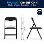 Ensemble table et chaises pliantes 5 pièces pour enfants