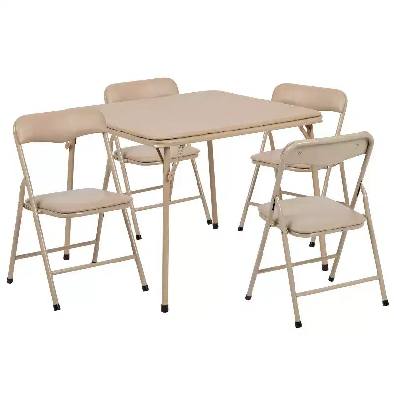 Ensemble table et chaises pliantes 5 pièces pour enfants