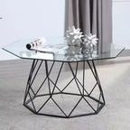 Table basse Hamela avec plateau en verre