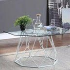 Table basse Hamela avec plateau en verre