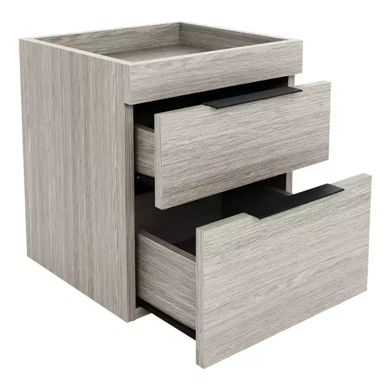 Table de chevet Carter moderne à deux tiroirs