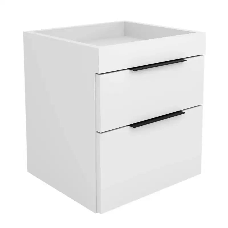 Table de chevet Carter moderne à deux tiroirs